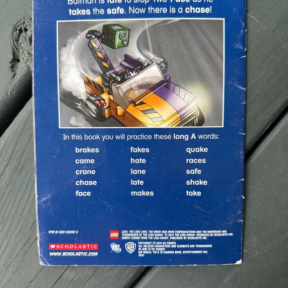 Super heroes- Two-face chase phonics book 6- long a - Picture 9 of 9